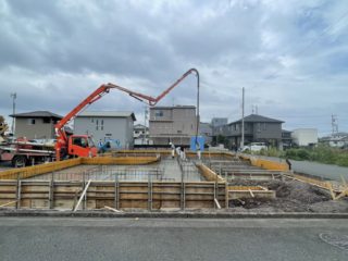 富士市柳島の家　基礎工事