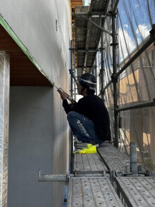 焼津市祢宜島の家　外壁工事
