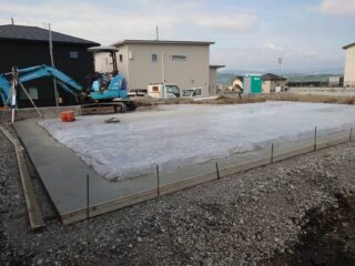 富士市厚原の家　基礎工事